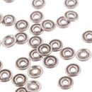 20pcs Multicolor Metal Sewing Buttons Prong Ring Press Studs Snap Fastener3C