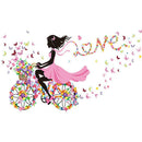 5D DIY Diamond Painting Sweet Girl Love Cross Stitch Embroidery Rhinestones