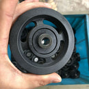 90mm Black Iron Core Bearing Pulley Wheel Cable Gym Equipment Part Wearproof M&O
