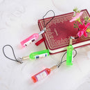 2Pcs Mini Wine Bottle Key Chain Phone Chain Cute Wine Bottle Pendant Random 3C