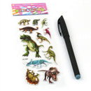 5 Sheets Cute Cartoon Scrapbooking Bubble Puffy Stickers Reward Kids Gift ToysJR