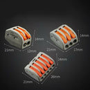 60 pcs 2/3/5 Way Rectangle 400V 32A Compact Splicing Connectors Lever Nuts IPU