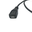 (2-Pack) 50CM Micro-USB Female to 5 Pin Motherboard Female Header Adapter D