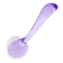 Plastic Handle Face Facial Skin Care Cleaning Brush Beauty Instrument Lilac I4X2