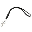 New Bling Crystal Rhinestone Lanyard Id Badge Keychain Card Holder-Black H4L9