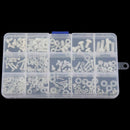 M2 M2.5 M3 M4 M5 (Total 270pcs) Nylon Screw / Nut / Washer Assortment Kit C
