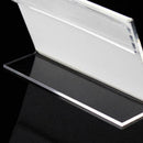 Clear Acrylic Sign Display Stand Table Name Price Tag Menu B2U3 60X40mm Hol H1B8