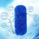 Car Adjustable Telescopic Detachable Wiping Soft Chenille Mop Cleaning Wash
