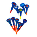 10 Pieces Soft Rubber Cushion Top Golf Tees Golf Accessories Short and Medium