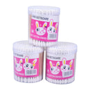 100pcs/box Disposable Double Heads Cotton Swabs Makeup Cotton Buds (Round) A