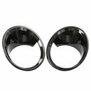 2Pcs Carbon Fiber ABS Front Fog Light Lamp Cover Trim for BMW X5 F18 2014-1