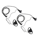 2Pcs Two-Way Radio Headset Earpiece for KENWOOD TK-280 TK-380 TK-290 TK-390