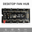 For PC LED Light Cooler 1 to 8 Fan Multi Way HUB 12V 4 Pin PWM ARGB Splitter