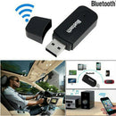 Wireless Bluetooth 3.5mm Audio USB Receiver Adapter Music Dongle AUX For Car