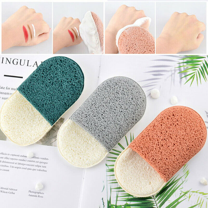 Makeup Remover Glove Portable Facial Cleaning Sponge Cleansing Glove Conveni FT