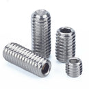 50pc M3 x (8-20mm) Grub Screw Cup Point Allen Socket Set Screws Kit A2 Stainless