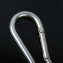 Outdoors Stainless Steel Mountaineering Carabiner Backpack Buckle Keys Holder