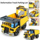 Deformation Engineering Car Toys Die Casting Simulation Parking Lot Set
