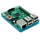 Abs Protective Case For Raspberry Pi 2B/3B/3B+ (Blue) V3V1