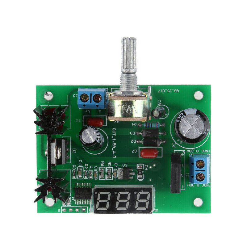 LM317 Adjustable AC/ DC Regulated Power Supply Module Board Kit 1.25-28V