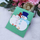 Snowman Couple Cutting Dies Stencil DIY Scrapbook Cards Embossing Album L9V9