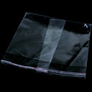 200 Clear Self Adhesive Seal Plastic Bags 14x8cm T5Y5
