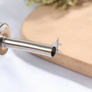 Stainless Steel Oil Stopper Wine Pourer Double Cover Nozzle Kitchen Bar Tool Bj