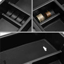 Black Center Console Organizer Storage Tray For 07-14 Silverado 2500 HD/3500 HD