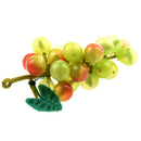 Manmade Faux Green Grape Plastic Fruit Tea Table Cabinet Ornament