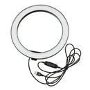 26cm White LED Ring Light 2900-6500K for Live Makeup Camera Studio Selfie
