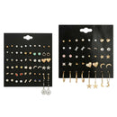 20pairs/30 Pairs Fashion Trend Ear Studs Dangle Jewelry 2Set