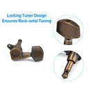 Pack of 6 Alloy Guitars String Tuning Pegs Keys Replacement DIY Red Bronze