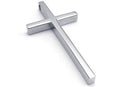 Jewelry Stainless Steel Cross Pendant with 65cm Chain, Necklace for Men Lad