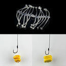 240pcs Clear Hair Rig Fishing Boilie Stops Dumbell Bait Rig Carp Stops Z