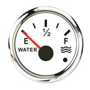 Stainless Steel Water Level Gauge Boat Water Tank Level Gauge IP67 White