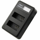 Lp-E12 Usb Lcd Display Dual Port Battery Charger For Eos M,M10,M50,M100,Reb Y2B8