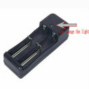 4.2V Universal Dual Battery Charger For 18650 16340 Rechargeable 26650 EU