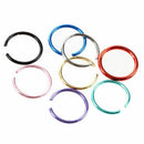 1 Box 40pcs Stainless Steel Nose Studs Ring Hoop Body Piercing Jewelry F1X3