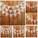 12 Flags White Flower Lace Flag Banner Pennant Wedding/Birthday Party Decor