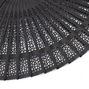 Butterfly Sakura Pattern Fan Wedding Gift Black K8A4