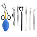 Eyelash Grafting Set Eyelash Extension For Starter Use Grafting Tweezers Set,