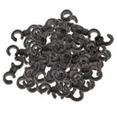 50pc Bicycle Rotating S-Hook Mountain Bike Brake Gear Buckle Cable Clips Holder