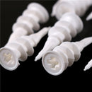 10 Pcs Self Drilling Wall  Threaded Drywall Plastic Auger Anchors  Z