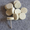 20x Polishing Head Grinding Jewelry Metal Wheels Buffing+2 Mandrels Useful KGM