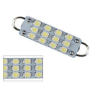 10x 6000K White 44mm 12-SMD Rigid Loop LED Dome Door Interior Light Bulb OZ
