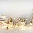 100 LED Copper Wire Battery Lights String Loving Heart-Shaped Bulb Lamp