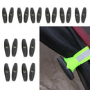 20pcs Outdoor Awning Tent Fly Canopy Door Curtain Fasten Roll Tie Buckle