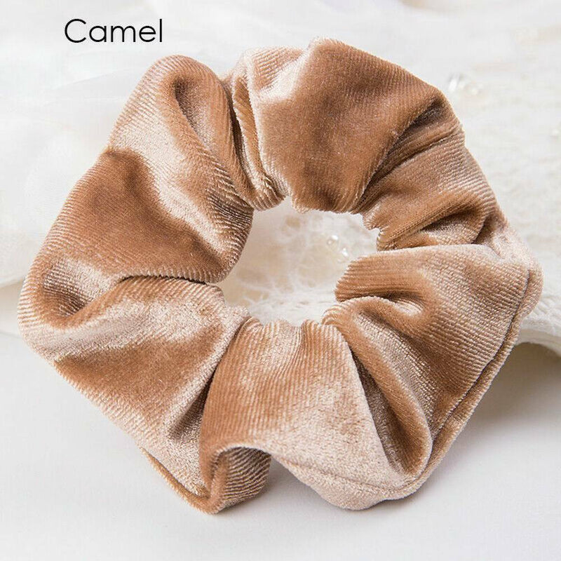 12x Women Girl Velvet Hair Scrunchies Hair Ties Elastic Hair Band Ropes Headband