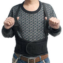 Adjustable Back Lumbar Brace Support Belt Shoulder Strap Suspenders Work J3K6