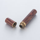 New Wood Wooden Toothpick Holder Case Box Needle Capsule Crafts Travel Home